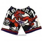 Short Tornto Raptors Mitchell & Ness Big Face Blanc