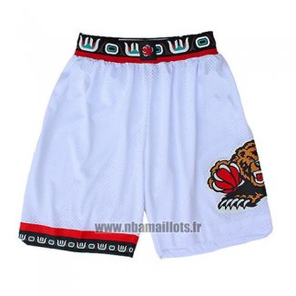 Short Vancouver Grizzlies Hardwood Classics Blanc