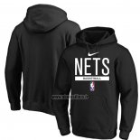 Veste a Capuche Brooklyn Nets Practice Performance 2022-23 Noir