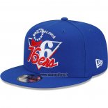 Casquette Philadelphia 76ers Tip Off 9FIFTY Snapback Bleu