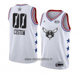 Maillot All Star 2019 Charlotte Hornets Personnalise Blanc