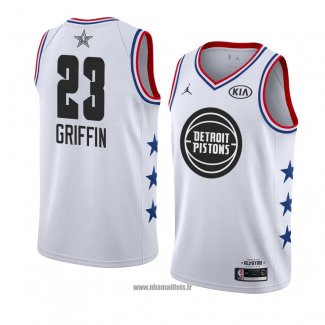 Maillot All Star 2019 Detroit Pistons Blanc Blake Griffin No 23 Blanc