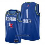 Maillot All Star 2020 Phoenix Suns Devin Booker No 1 Bleu
