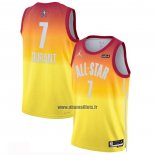 Maillot All Star 2023 Brooklyn Nets Kevin Durant NO 7 Orange