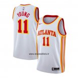 Maillot Atlanta Hawks Trae Young No 11 Association 2020-21 Blanc