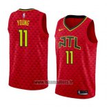 Maillot Atlanta Hawks Trae Young No 11 Statement 2017-18 Rouge