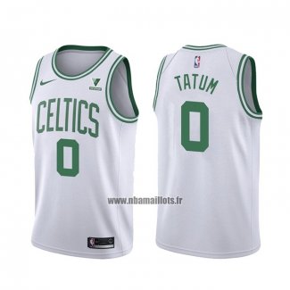 Maillot Boston Celtics Jayson Tatum NO 0 Association 2021-22 Blanc