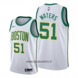 Maillot Boston Celtics Tremont Waters No 51 Ville 2019-20 Blanc