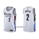 Maillot Brooklyn Nets Blake Griffin NO 2 Ville 2022-23 Blanc