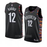 Maillot Brooklyn Nets Joe Harris No 12 Ville 2019 Noir