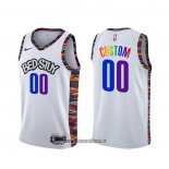 Maillot Brooklyn Nets Personnalise Ville Blanc