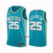 Maillot Charlotte Hornets P. J. Washington No 25 Ville Edition Gris