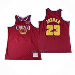 Maillot Chicago Bulls Michael Jordan NO 23 Mitchell & Ness 1996 Rouge