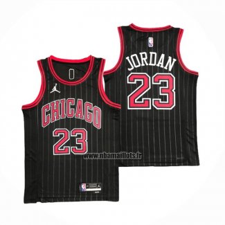 Maillot Chicago Bulls Michael Jordan NO 23 Statement 2020-21 Noir