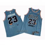 Maillot Chicago Bulls Michael Jordan No 23 Retro Bleu