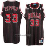 Maillot Chicago Bulls Scottie Pippen No 33 Retro Noir2