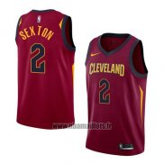 Maillot Cleveland Cavaliers Collin Sexton No 2 Icon 2017-18 Rouge