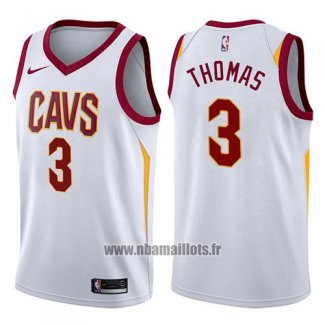 Maillot Cleveland Cavaliers Isaiah Thomas No 3 2017-18 Blanc