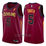 Maillot Cleveland Cavaliers J.r. Smith No 5 Icon 2017-18 Rouge