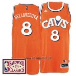 Maillot Cleveland Cavaliers Matthew Dellavedova No 8 Retro Orange