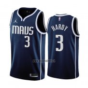 Maillot Dallas Mavericks Jaden Hardy NO 3 Statement 2022-23 Bleu