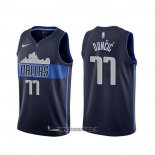 Maillot Dallas Mavericks Luka Doncic NO 77 Statement Bleu