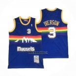 Maillot Denver Nuggets Allen Iverson NO 3 Mitchell & Ness 2006-07 Bleu