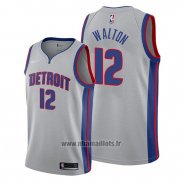 Maillot Detroit Pistons Derrick Walton No 12 Statement 2019-20 Gris