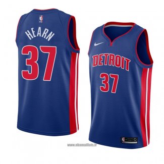 Maillot Detroit Pistons Reggie Hearn No 37 Icon 2018 Bleu