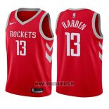 Maillot Enfant Houston Rockets James Harden No 13 Icon 2017-18 Rouge