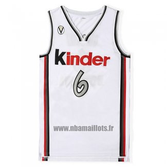 Maillot Film Kinder Ginobili No 6 Blanc