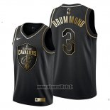 Maillot Golden Edition Cleveland Cavaliers Andre Drummond No 3 2019-20 Noir