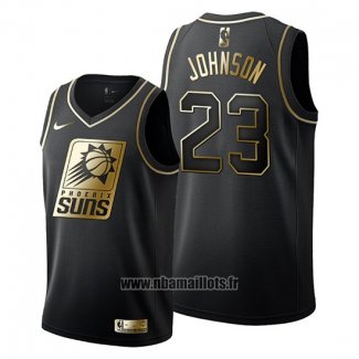 Maillot Golden Edition Phoenix Suns Cameron Johnson No 23 Noir