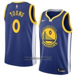 Maillot Golden State Warriors Nick Young No 0 Icon 2018 Bleu