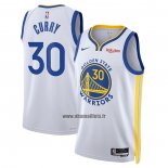 Maillot Golden State Warriors Stephen Curry NO 30 Association 2022-23 Blanc