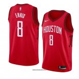 Maillot Houston Rockets James Ennis No 8 Earned 2018-19 Rouge