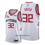 Maillot Houston Rockets Jeff Green No 32 Ville 2019-20 Blanc