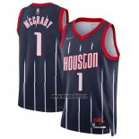 Maillot Houston Rockets Tracy McGrady NO 1 Ville 2021-22 Bleu