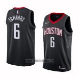 Maillot Houston Rockets Vincent Edwards No 6 Statement 2017-18 Noir