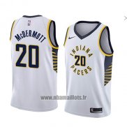 Maillot Indiana Pacers Doug Mcdermott No 20 Association 2018 Blanc