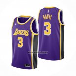 Maillot Los Angeles Lakers Anthony Davis NO 3 Statement 2021-22 Volet