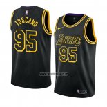 Maillot Los Angeles Lakers Juan Toscano-Anderson NO 95 Mamba 2021-22 Noir