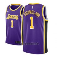 Maillot Los Angeles Lakers Kentavious Caldwell-pope No 1 Statement 2018-19 Volet