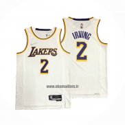 Maillot Los Angeles Lakers Kyrie Irving NO 2 Association Blanc