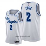 Maillot Los Angeles Lakers Quinn Cook No 2 Classic Edition Blanc