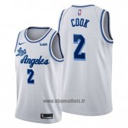Maillot Los Angeles Lakers Quinn Cook No 2 Classic Edition Blanc