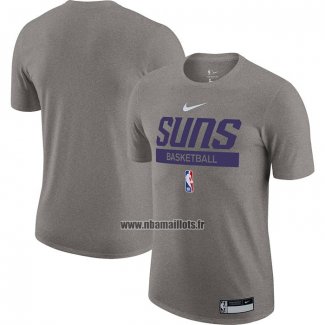 Maillot Manche Courte Phoenix Suns Practice Performance 2022-23 Gris