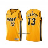 Maillot Miami Heat Bam Adebayo No 13 Earned 2020-21 Or