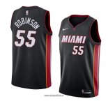 Maillot Miami Heat Duncan Robinson No 55 Icon 2018 Noir