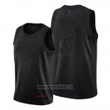 Maillot Miami Heat Dwyane Wade No 3 MVP Noir